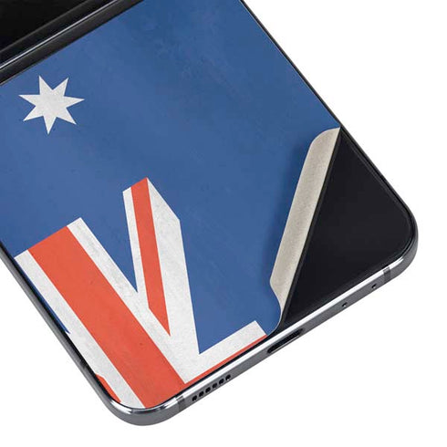 Australia Flag Distressed Galaxy Z Flip5 5G Skin